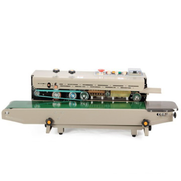 Heat bag sealer/Plastic bag band sealing machine Automatic Continuous Lettering film bag sealing machine